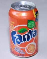 aluminum, can, coca-cola, cylinder, drink, fanta, orange, soda, editorial, food, fanta, fanta, fanta, fanta, fanta